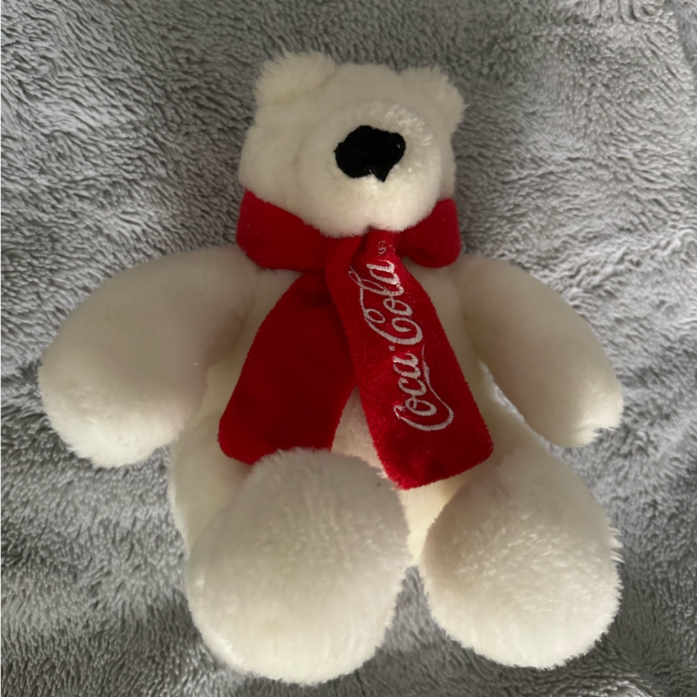 Coca Cola Bear POLAR BEAR WITH SCARF